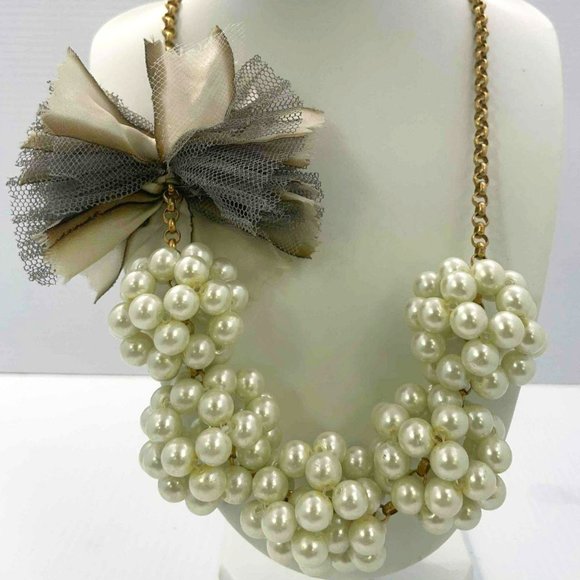 Lenora Dame Jewelry Lenora Dame Pearl Cluster Necklace Poshmark